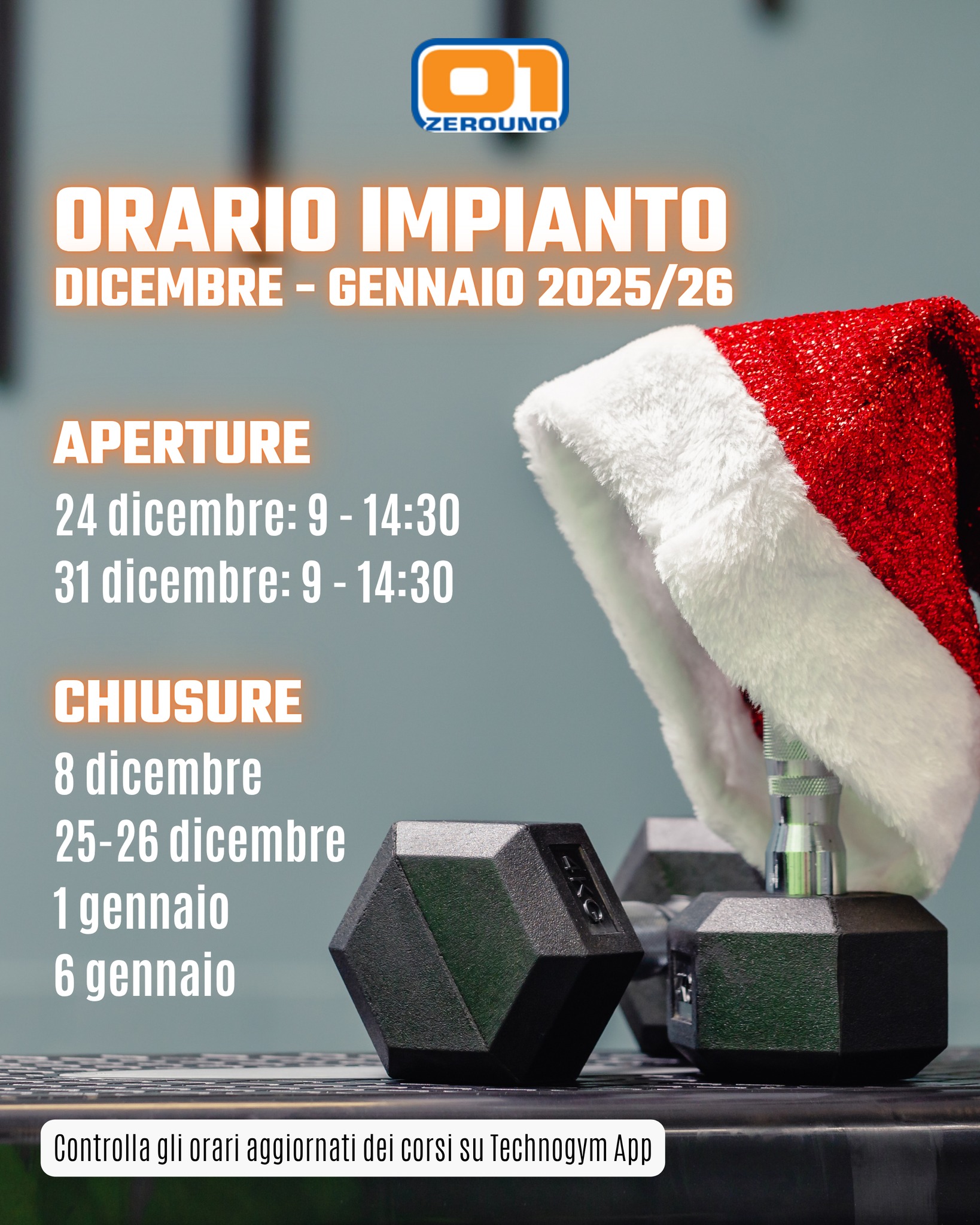 Chiusure NATALE 2025